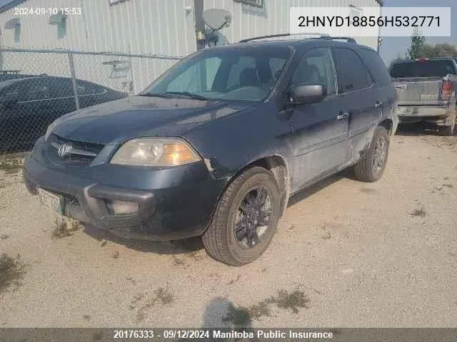 2006 Acura Mdx VIN: 2HNYD18856H532771 Lot: 20176333