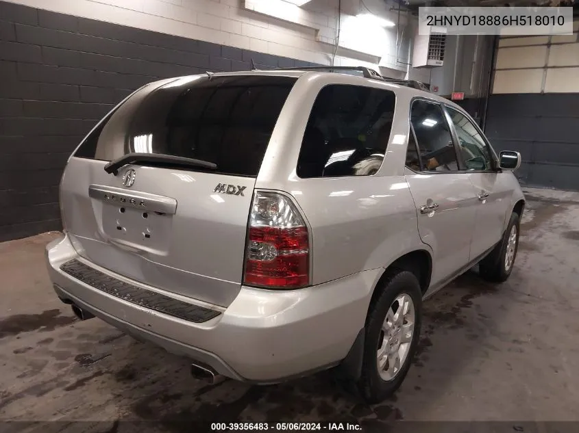 2HNYD18886H518010 2006 Acura Mdx