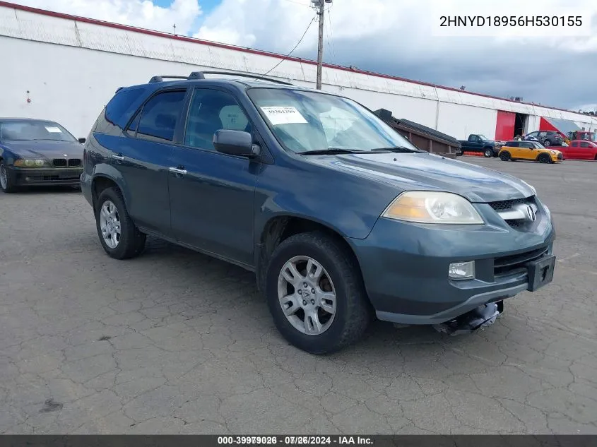 2006 Acura Mdx VIN: 2HNYD18956H530155 Lot: 39979026