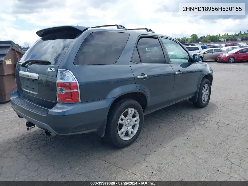 2006 Acura Mdx VIN: 2HNYD18956H530155 Lot: 39979026