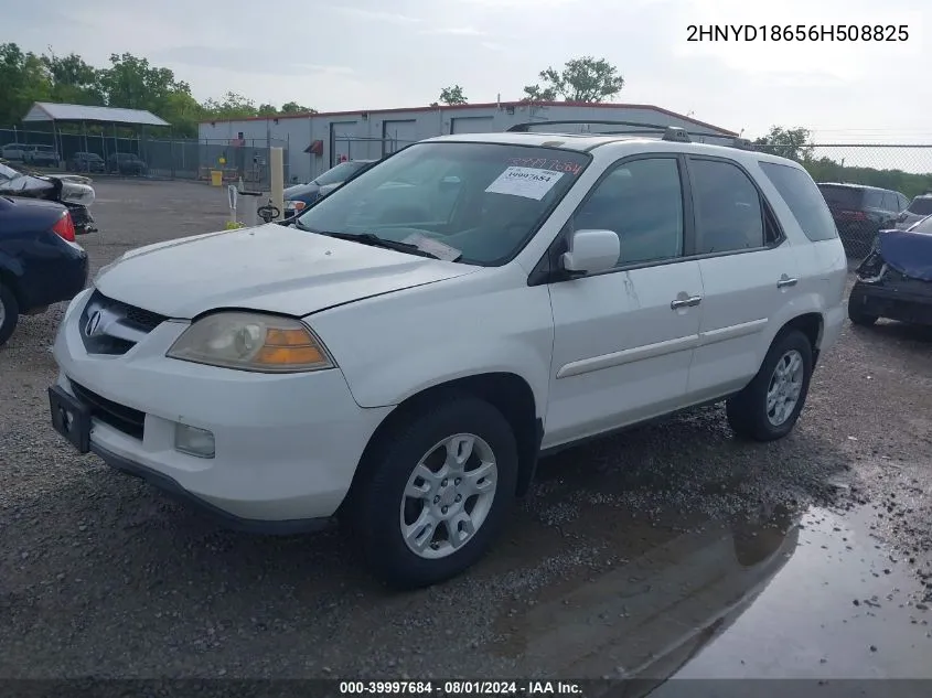 2006 Acura Mdx VIN: 2HNYD18656H508825 Lot: 39997684