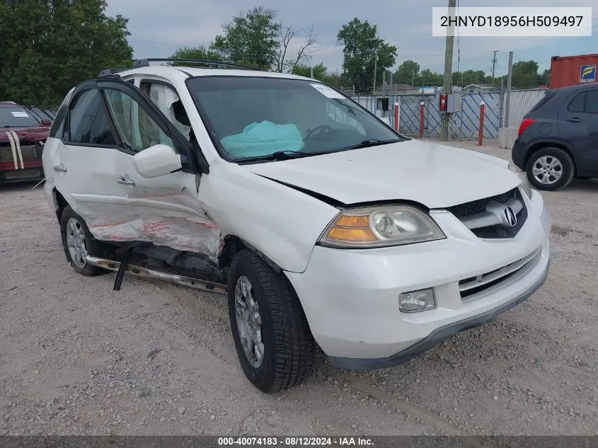 2006 Acura Mdx VIN: 2HNYD18956H509497 Lot: 40074183