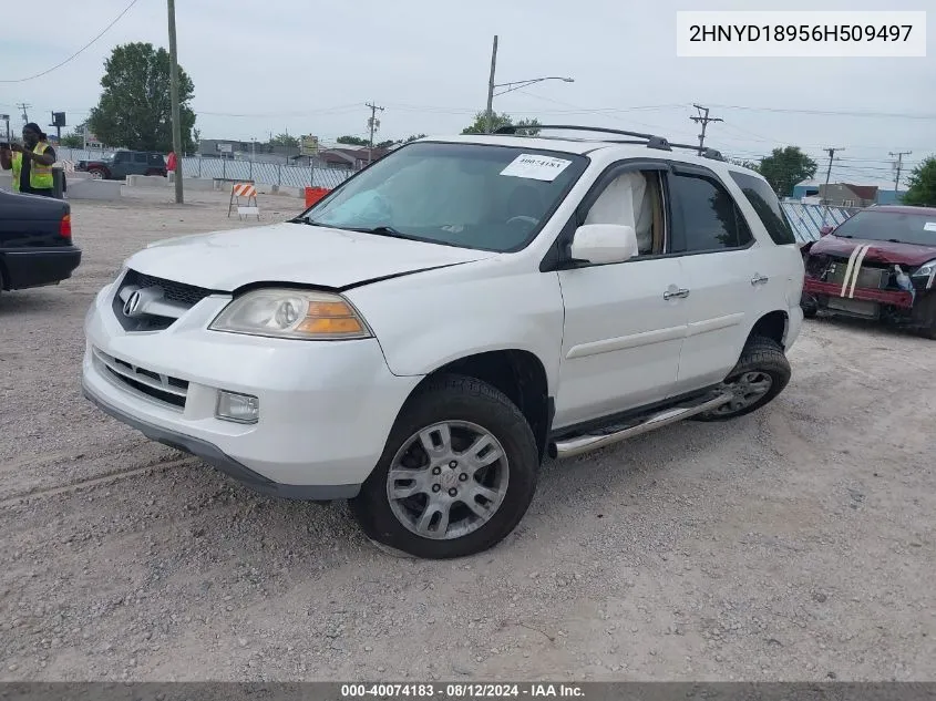 2006 Acura Mdx VIN: 2HNYD18956H509497 Lot: 40074183