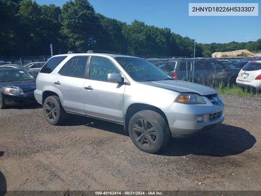 2006 Acura Mdx VIN: 2HNYD18226H533307 Lot: 40162414