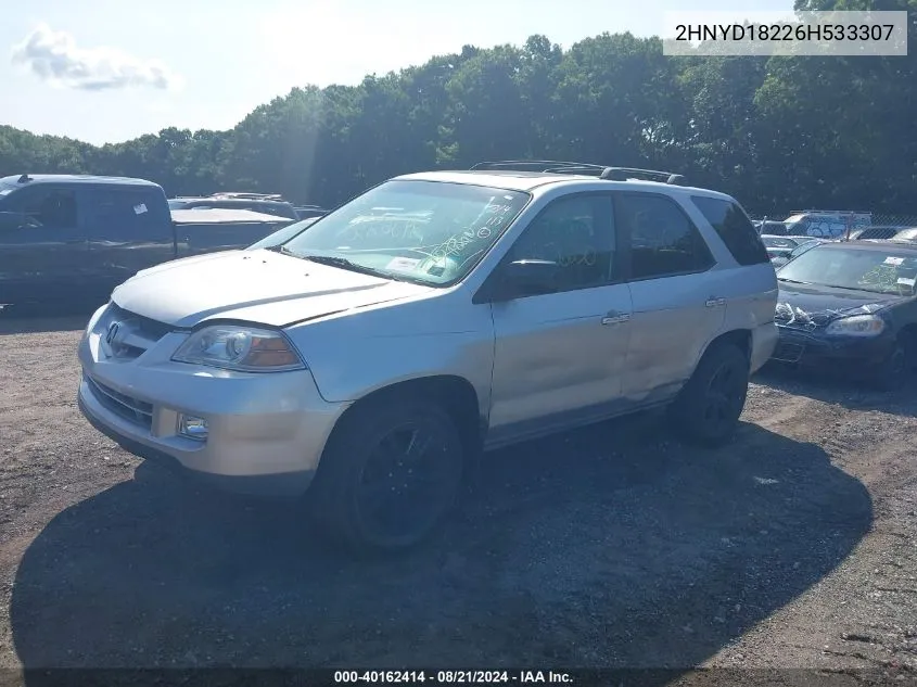 2006 Acura Mdx VIN: 2HNYD18226H533307 Lot: 40162414