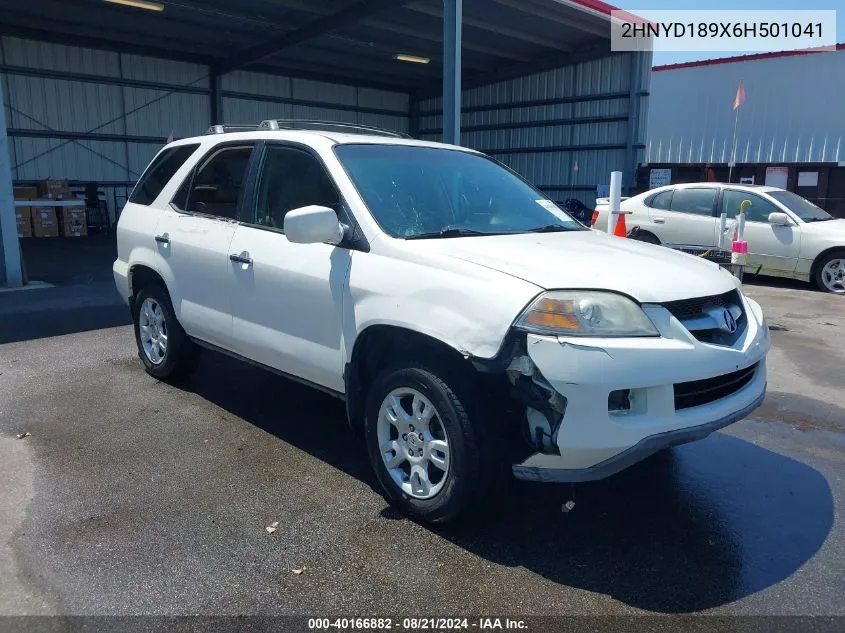 2006 Acura Mdx Touring VIN: 2HNYD189X6H501041 Lot: 40166882