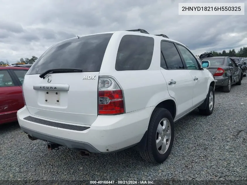 2HNYD18216H550325 2006 Acura Mdx