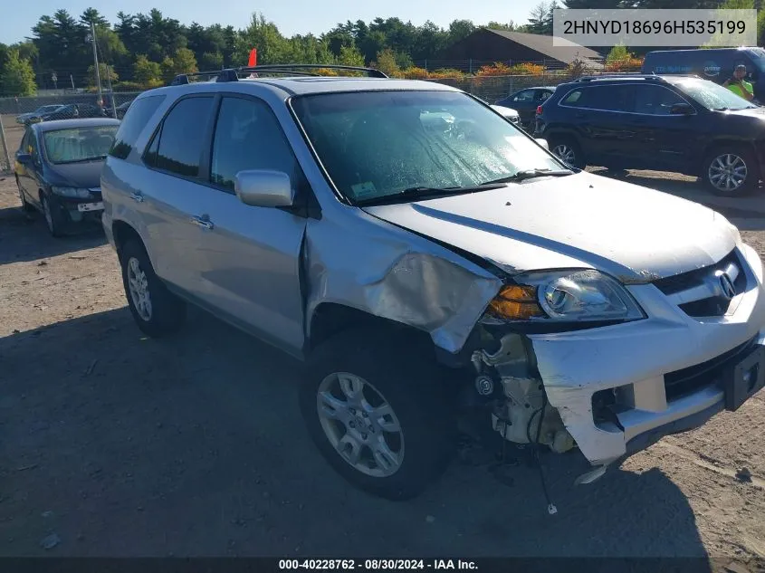 2006 Acura Mdx VIN: 2HNYD18696H535199 Lot: 40228762