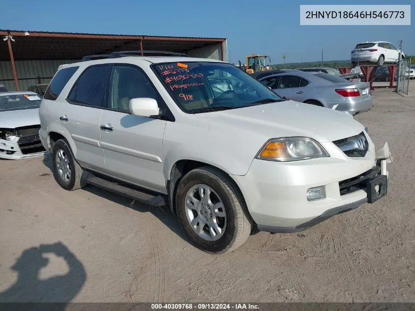 2006 Acura Mdx Touring VIN: 2HNYD18646H546773 Lot: 40309768