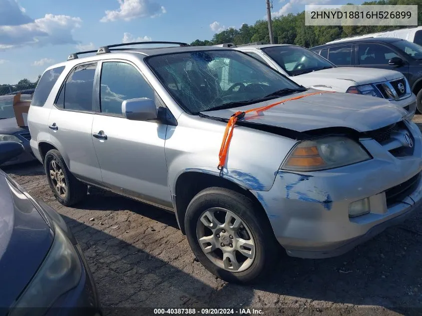 2006 Acura Mdx VIN: 2HNYD18816H526899 Lot: 40387388