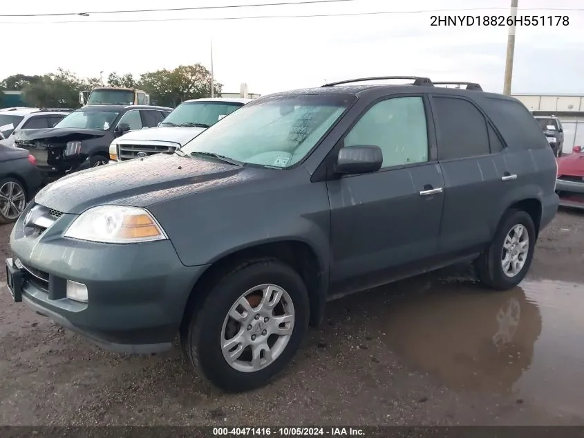 2HNYD18826H551178 2006 Acura Mdx