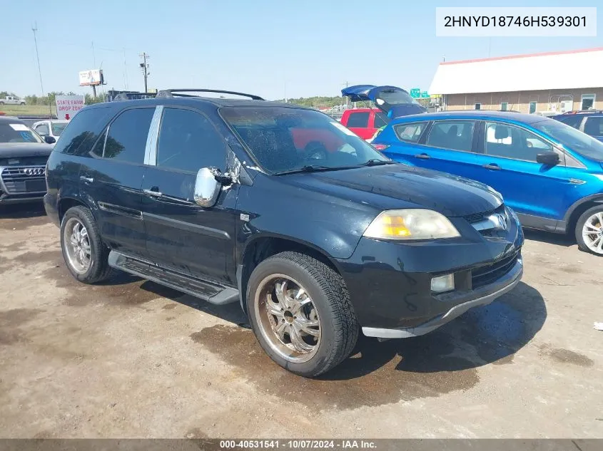 2006 Acura Mdx VIN: 2HNYD18746H539301 Lot: 40531541