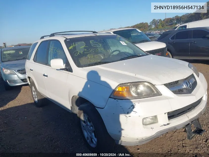 2006 Acura Mdx VIN: 2HNYD18956H547134 Lot: 40659859