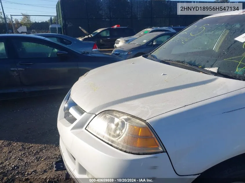 2006 Acura Mdx VIN: 2HNYD18956H547134 Lot: 40659859