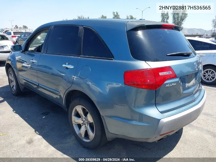 2HNYD28817H536565 2007 Acura Mdx Sport Package