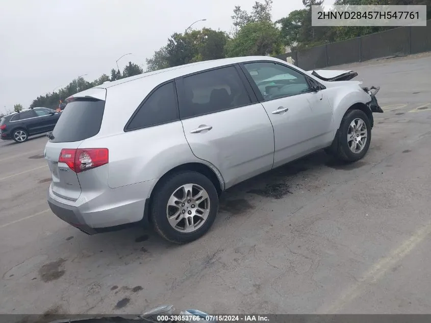 2HNYD28457H547761 2007 Acura Mdx Technology Package