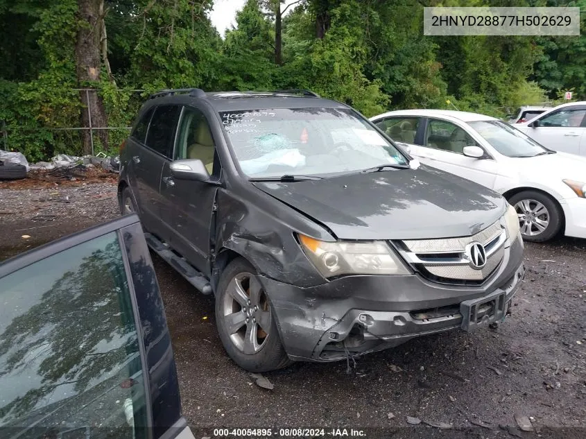 2HNYD28877H502629 2007 Acura Mdx Sport Package