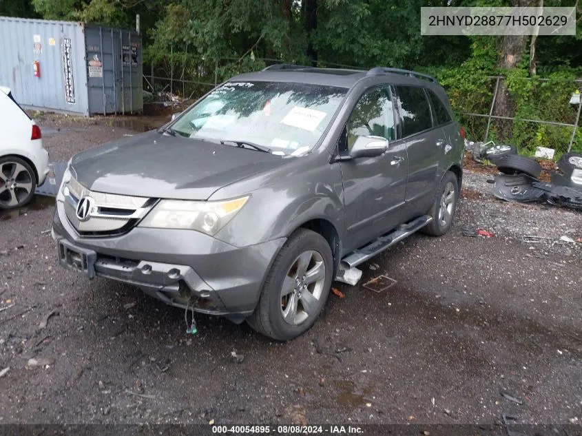 2HNYD28877H502629 2007 Acura Mdx Sport Package