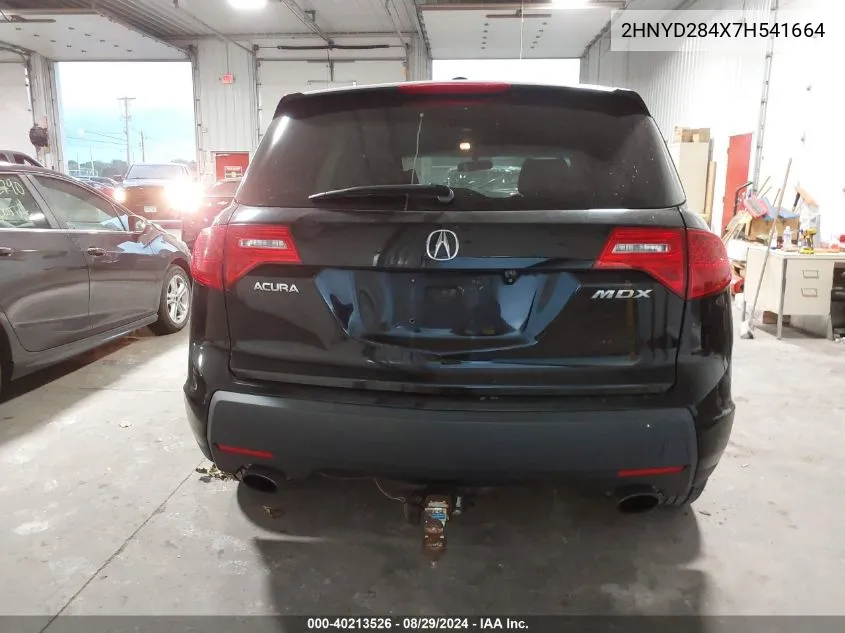 2007 Acura Mdx Technology Package VIN: 2HNYD284X7H541664 Lot: 40213526