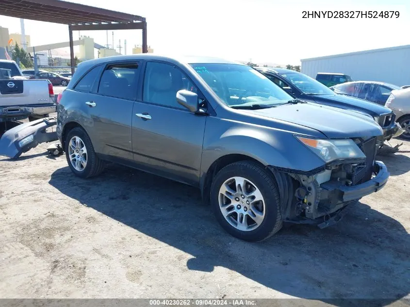 2007 Acura Mdx Technology Package VIN: 2HNYD28327H524879 Lot: 40230262