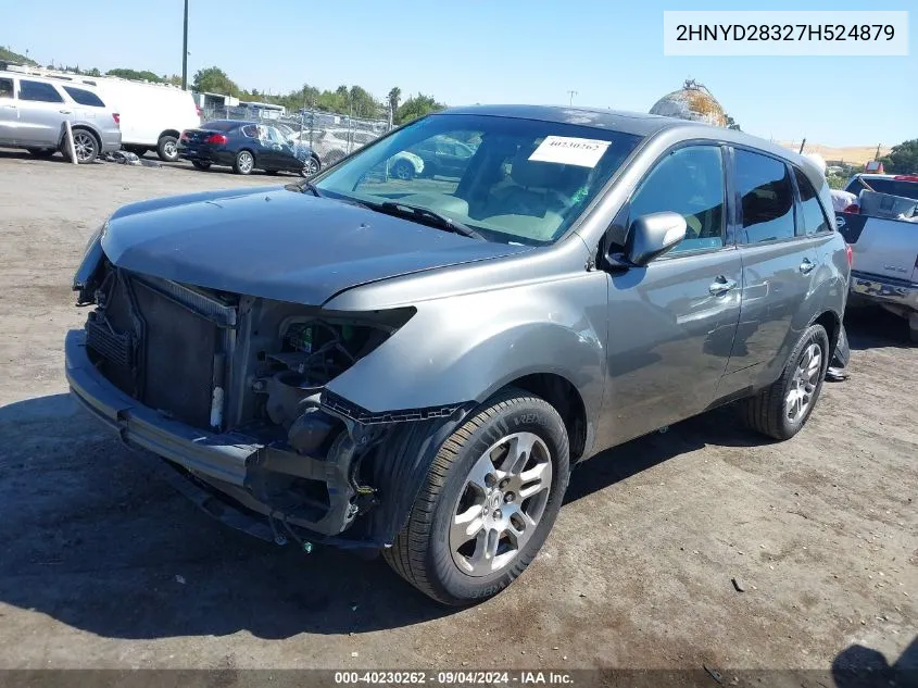 2007 Acura Mdx Technology Package VIN: 2HNYD28327H524879 Lot: 40230262