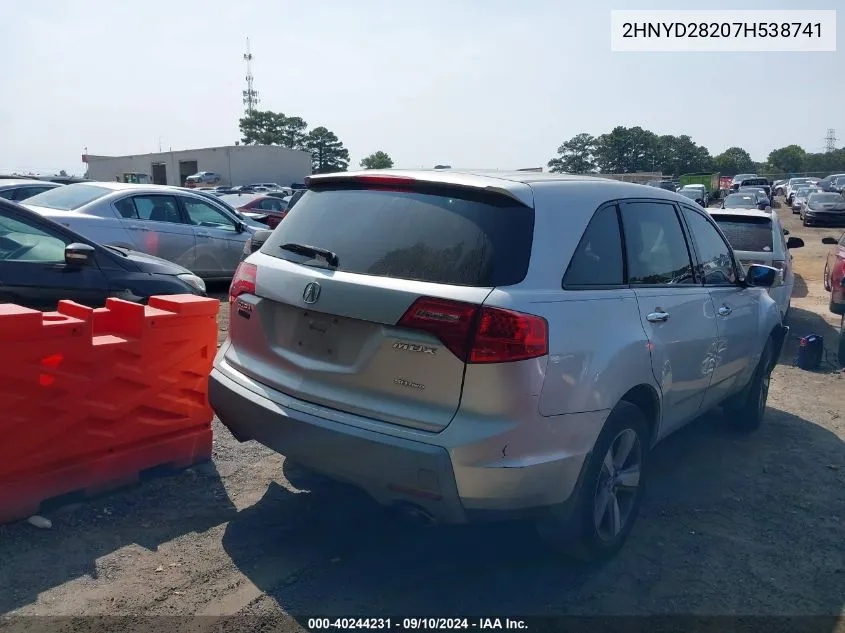 2HNYD28207H538741 2007 Acura Mdx