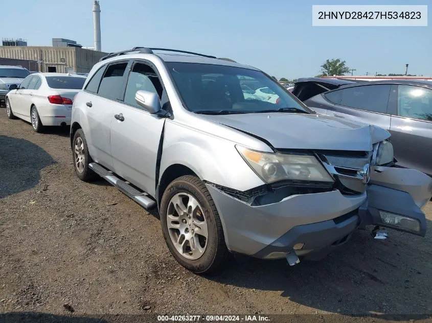 2007 Acura Mdx Technology Package VIN: 2HNYD28427H534823 Lot: 40263277