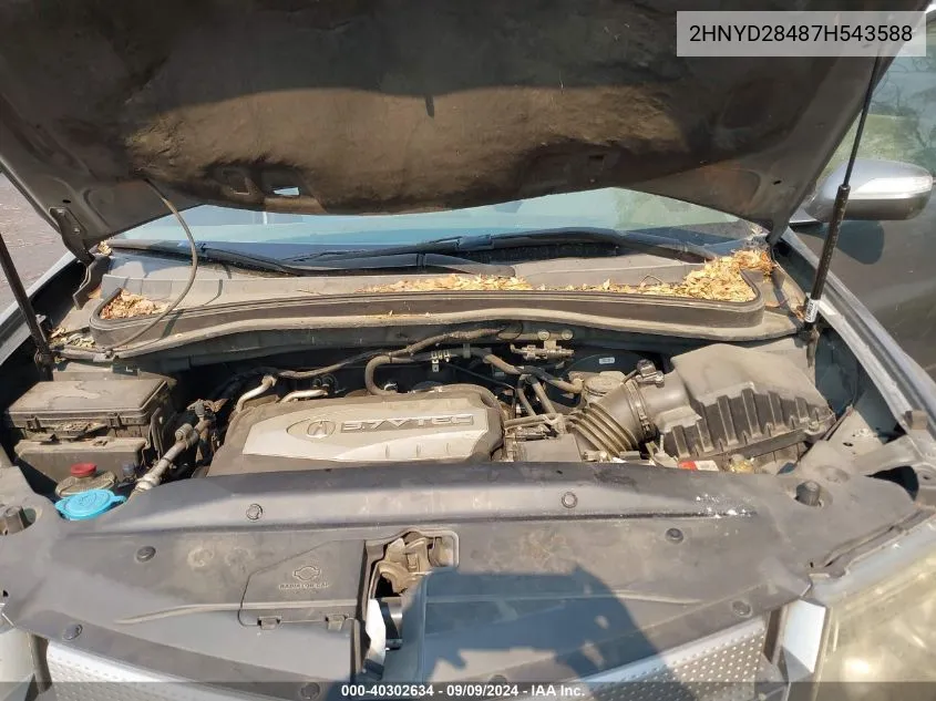 2HNYD28487H543588 2007 Acura Mdx Technology Package