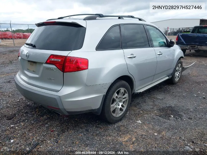 2007 Acura Mdx VIN: 2HNYD28297H527446 Lot: 40308404