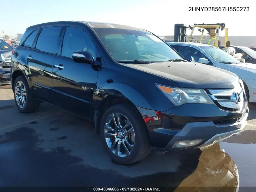 2HNYD28567H550273 2007 Acura Mdx Sport Package