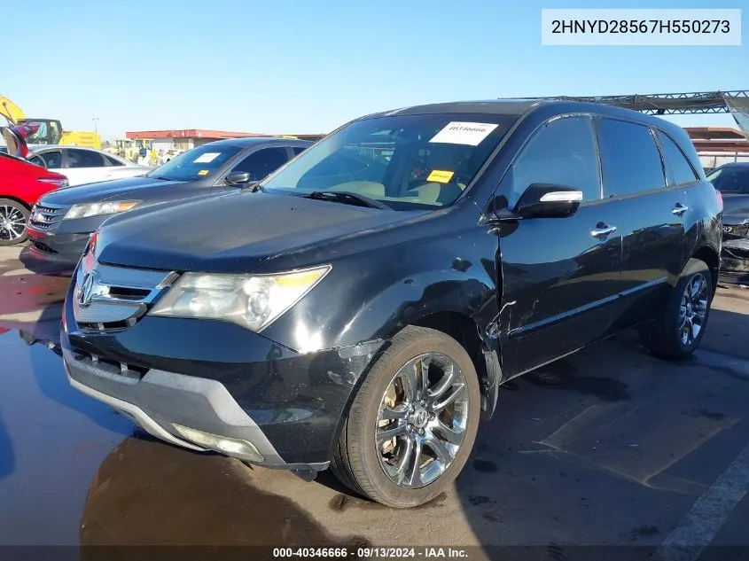 2HNYD28567H550273 2007 Acura Mdx Sport Package