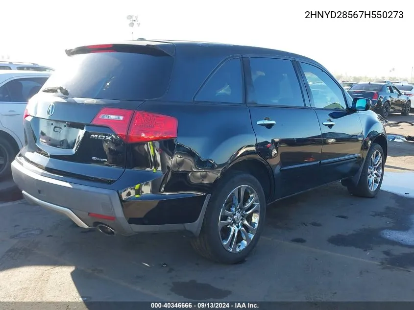 2HNYD28567H550273 2007 Acura Mdx Sport Package