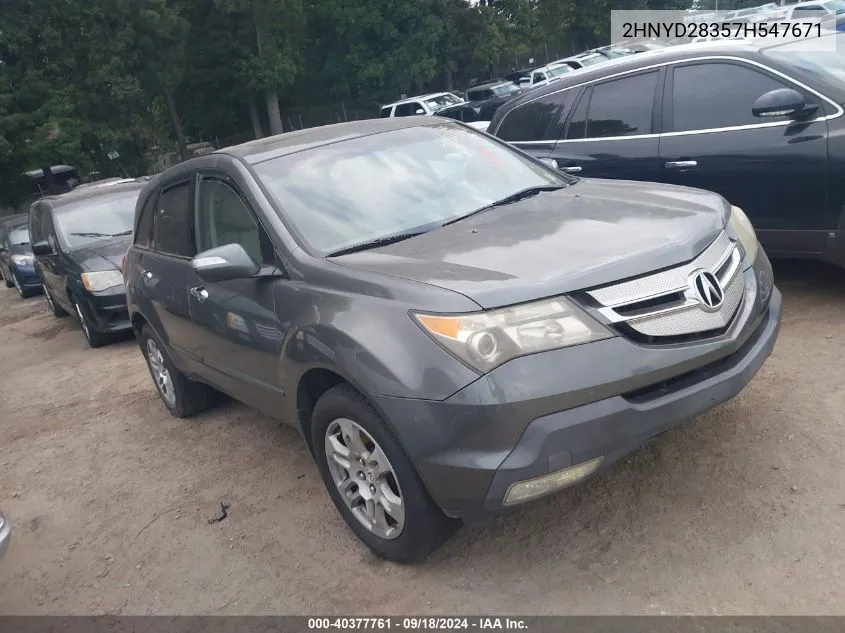 2HNYD28357H547671 2007 Acura Mdx Technology