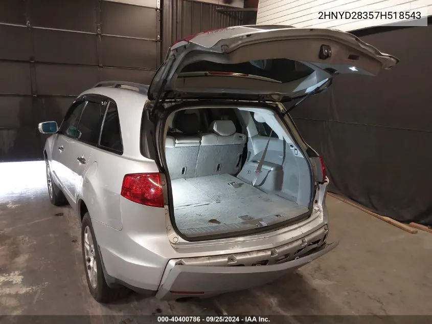 2HNYD28357H518543 2007 Acura Mdx Technology Package