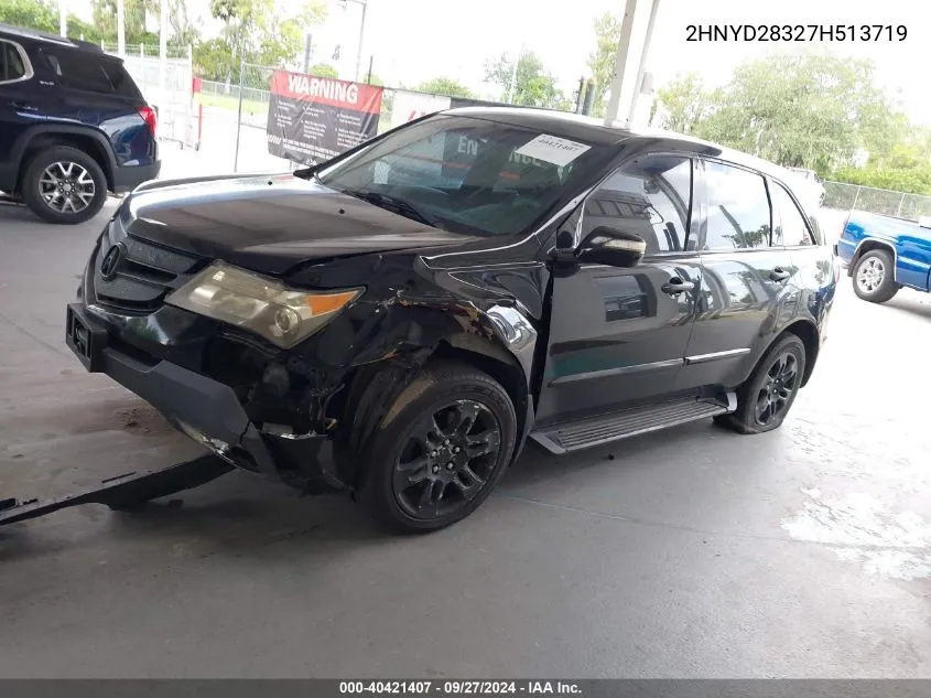 2HNYD28327H513719 2007 Acura Mdx Technology Package