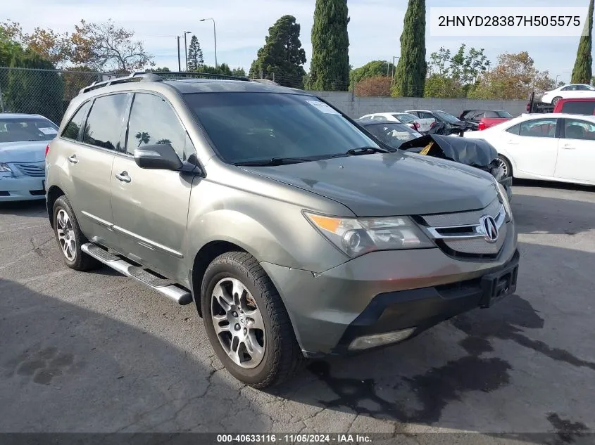 2HNYD28387H505575 2007 Acura Mdx Technology Package