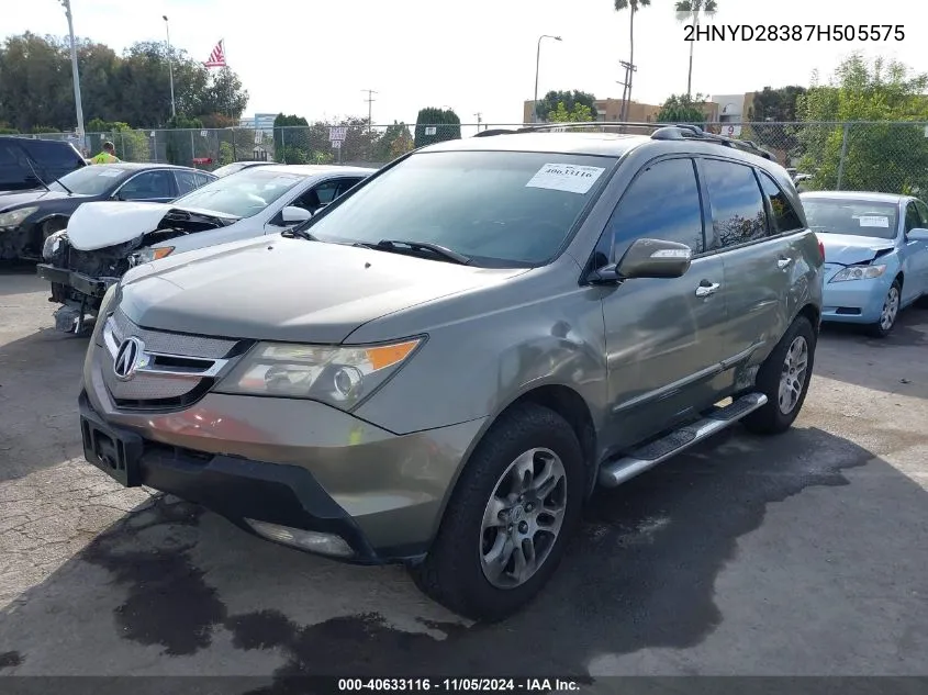 2HNYD28387H505575 2007 Acura Mdx Technology Package