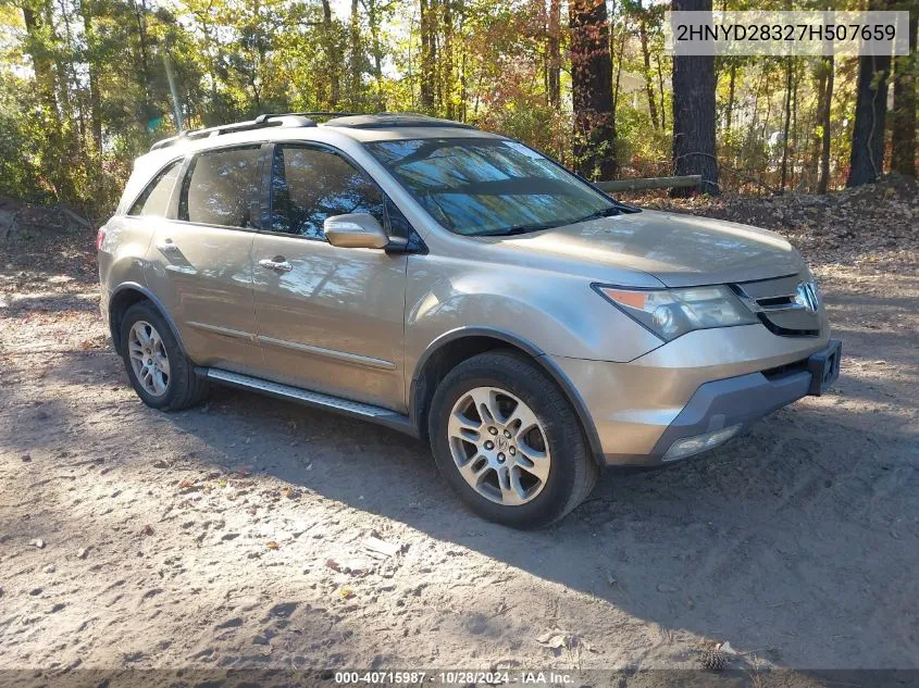 2007 Acura Mdx Technology Package VIN: 2HNYD28327H507659 Lot: 40715987