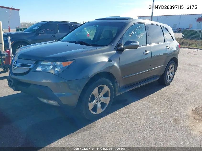 2007 Acura Mdx Sport Package VIN: 2HNYD28897H516175 Lot: 40823770