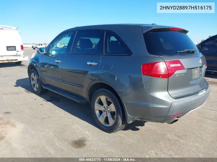 2007 Acura Mdx Sport Package VIN: 2HNYD28897H516175 Lot: 40823770