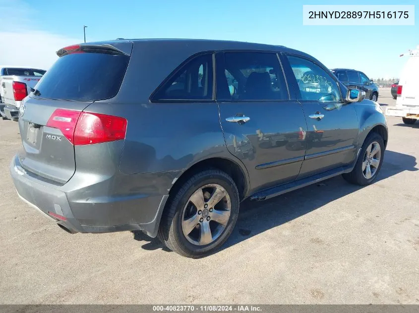 2007 Acura Mdx Sport Package VIN: 2HNYD28897H516175 Lot: 40823770