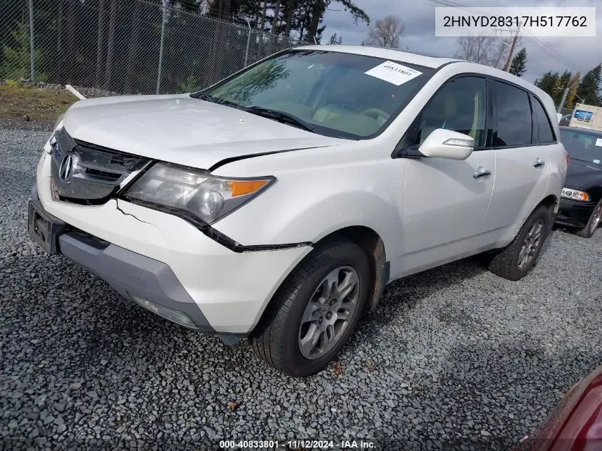 2HNYD28317H517762 2007 Acura Mdx Technology Package