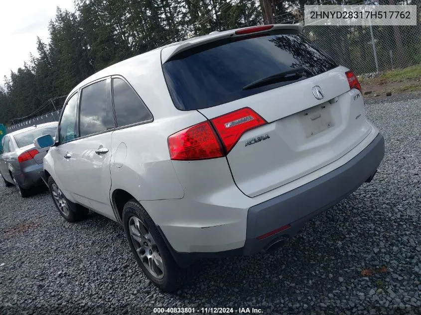 2HNYD28317H517762 2007 Acura Mdx Technology Package