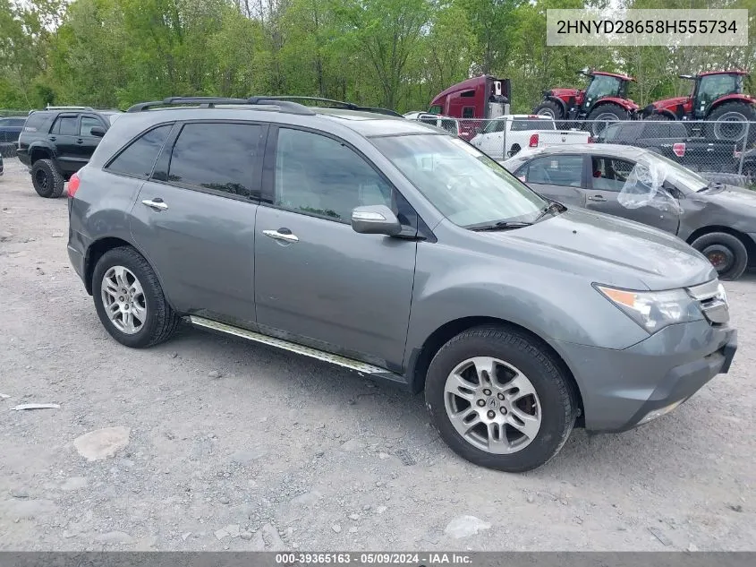 2HNYD28658H555734 2008 Acura Mdx Technology Package