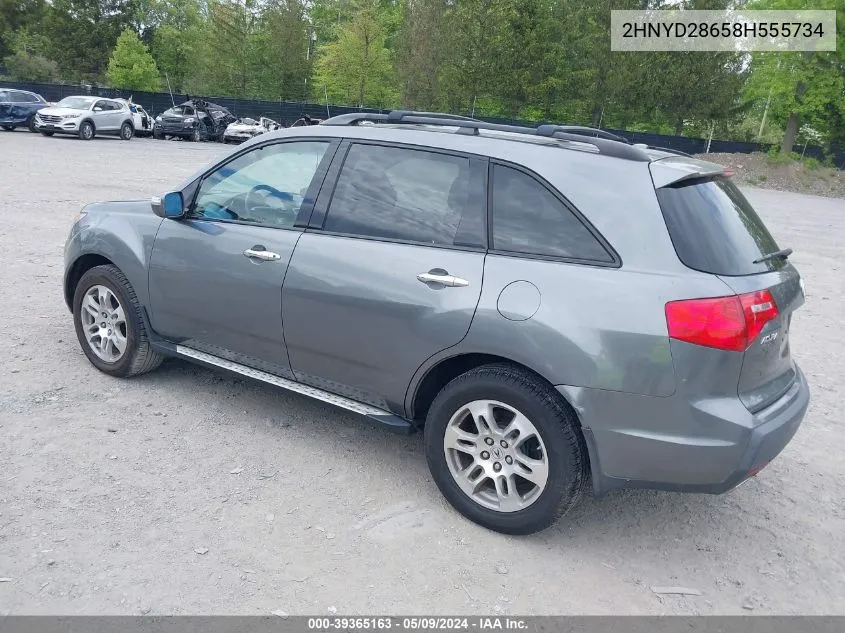 2HNYD28658H555734 2008 Acura Mdx Technology Package