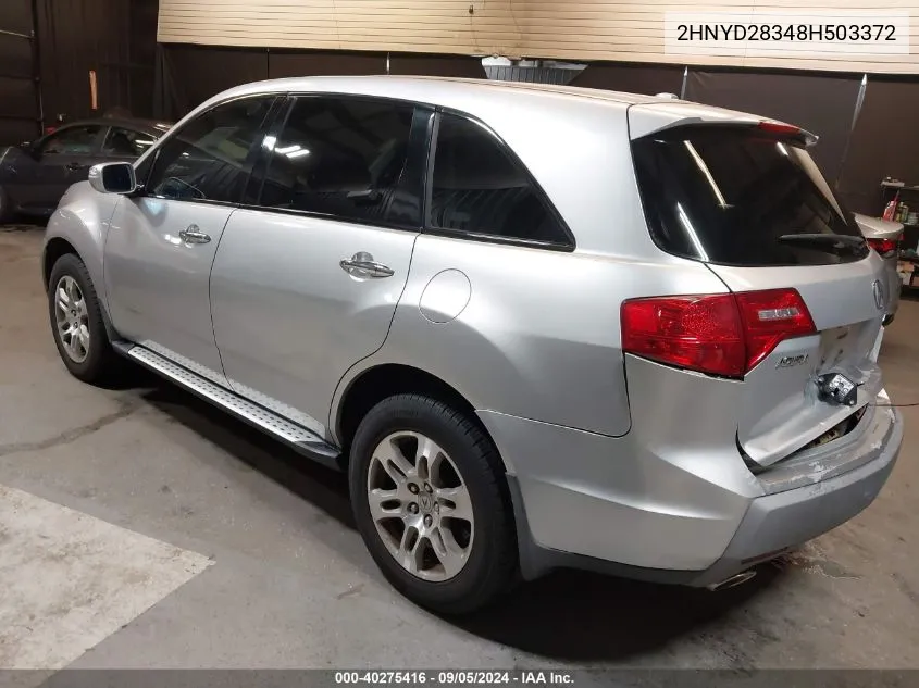 2HNYD28348H503372 2008 Acura Mdx Technology Package