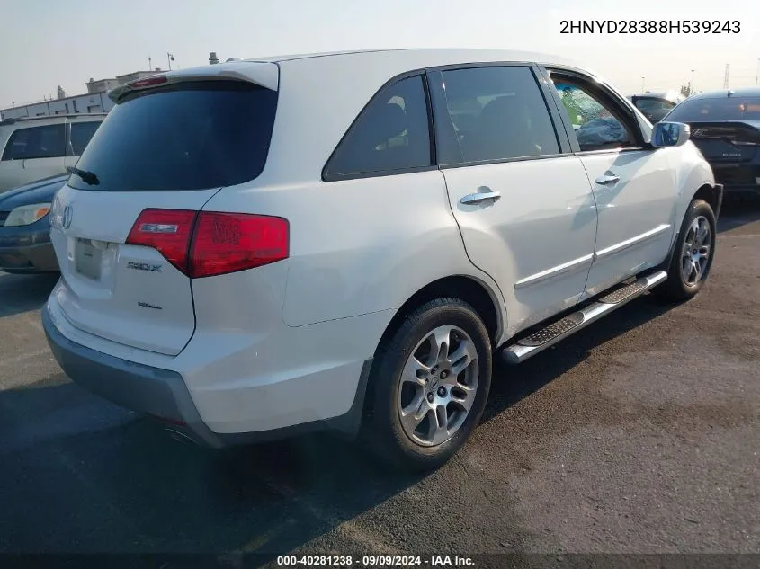 2HNYD28388H539243 2008 Acura Mdx Technology Package