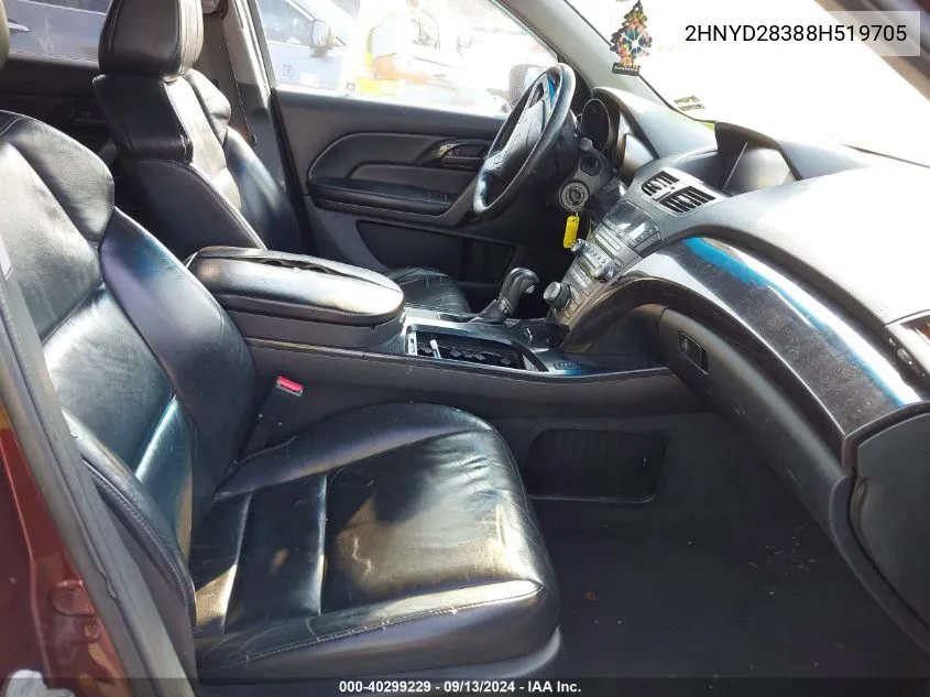 2HNYD28388H519705 2008 Acura Mdx Technology