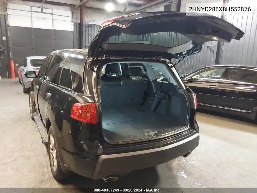 2HNYD286X8H552876 2008 Acura Mdx Technology Package