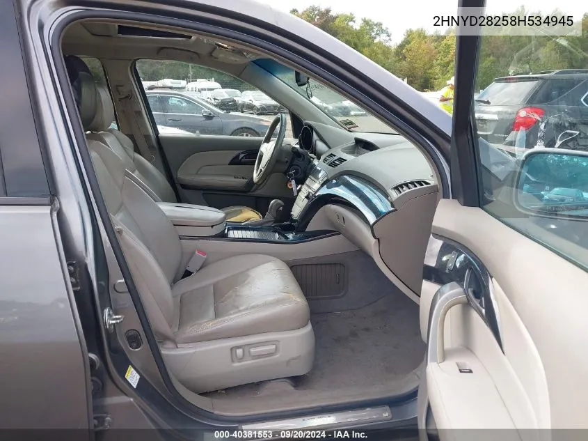 2HNYD28258H534945 2008 Acura Mdx